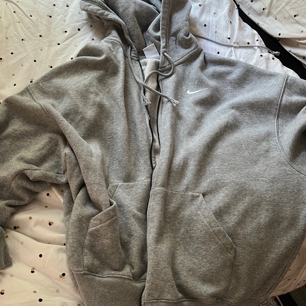 Oversized Nike zip up